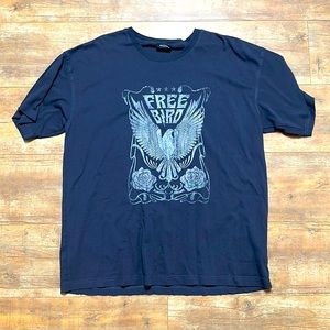Free Bird Oversized Graphic Tee